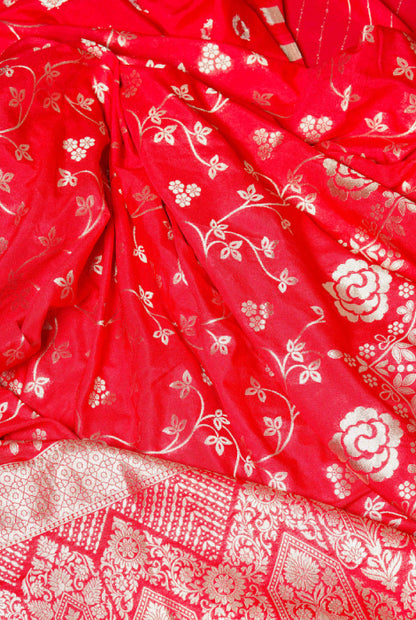 Banarasi semi katan silk saree