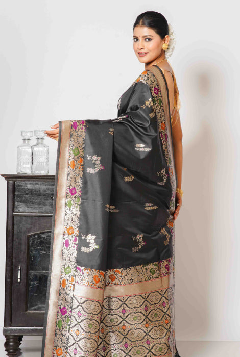 Banarasi semi katan silk saree