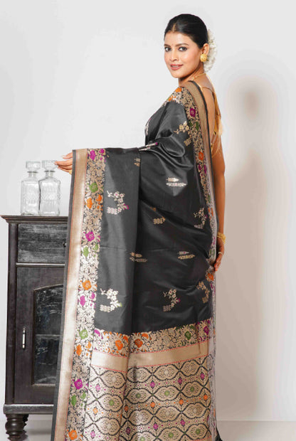 Banarasi semi katan silk saree