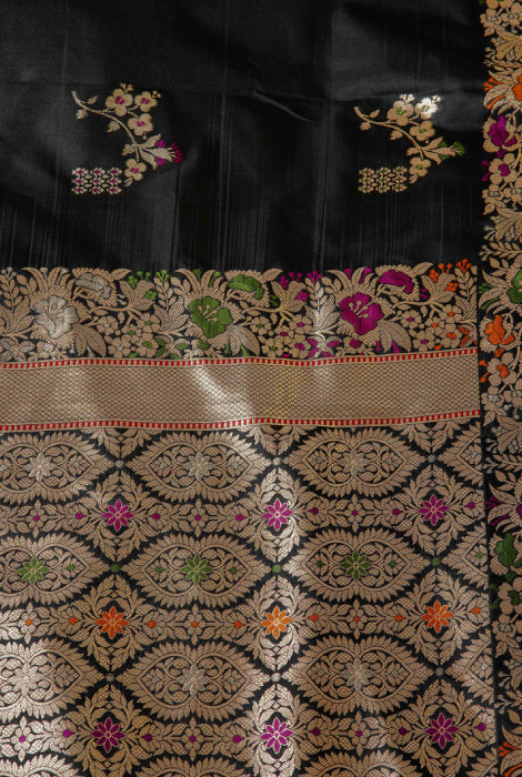 Banarasi semi katan silk saree