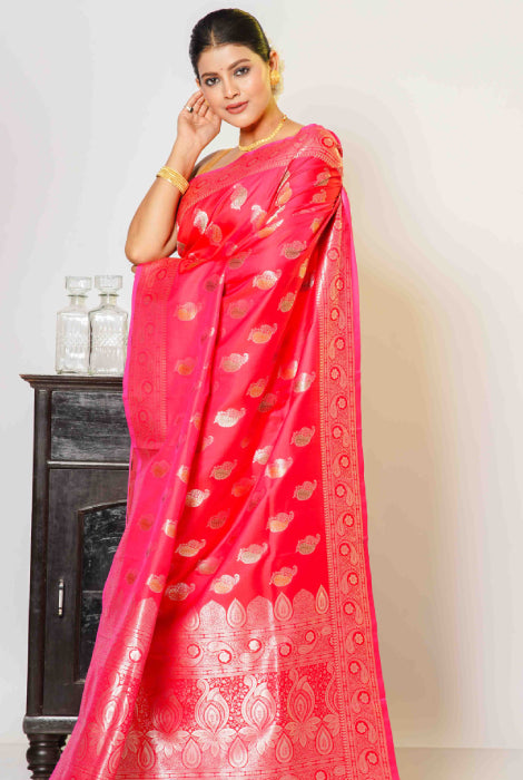 Banarasi semi katan silk saree