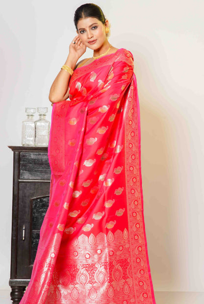 Banarasi semi katan silk saree