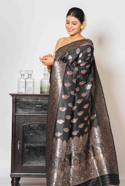 Banarasi semi katan silk saree