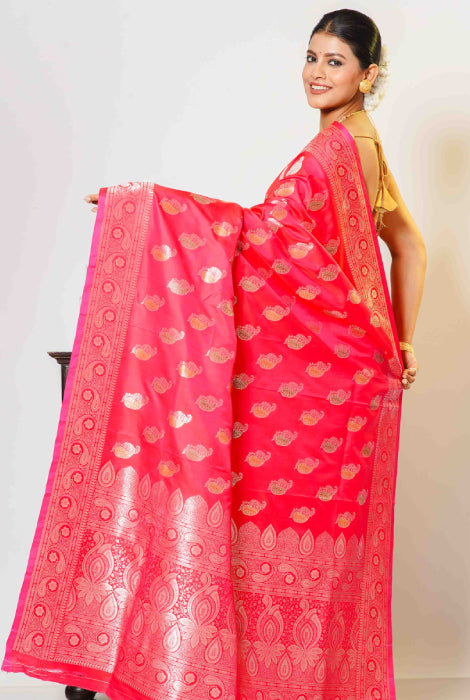 Banarasi semi katan silk saree