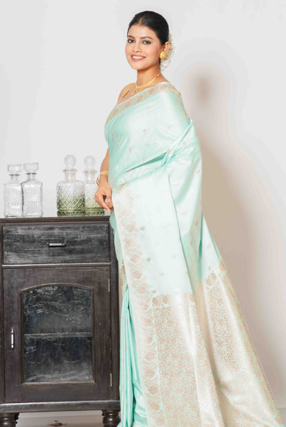 Banarasi semi katan silk saree