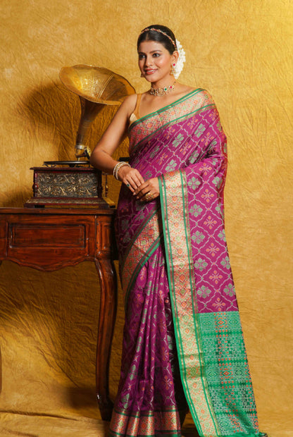 Banarasi semi silk Patola saree