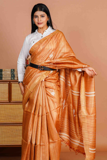 Tusser Silk Saree