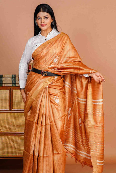 Tusser Silk Saree