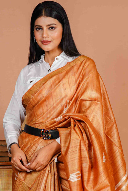 Tusser Silk Saree