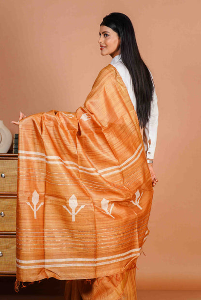 Tusser Silk Saree